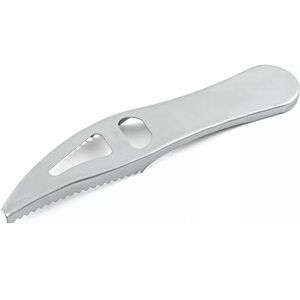 Hurricane Fast'N Easy Sturdy Steel Fish Scaler w/Serrated Edges & Bottle Opener